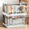 Foldable Clear Book Storage Box