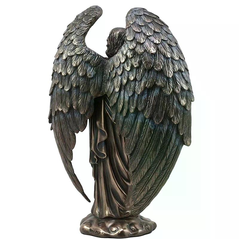 Estatua del Ángel Metatrón - Judaísmo Talmúdico Flor Sagrada de la Vida Figura