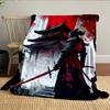 Japanese Bushido Spirit All-Season  Warm and Cool Throw Blanket