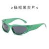 Steampunk Sunglasses Women's Mirror Sports Sunglasses, Punk Goggles Colorful Fashion Glasses