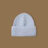 High Quality Solid Color Hat Women's Autumn and Winter Wool Hat Warm Ear Protection Cold Hat Versatile Face Small Knitted Hat Men's Windproof