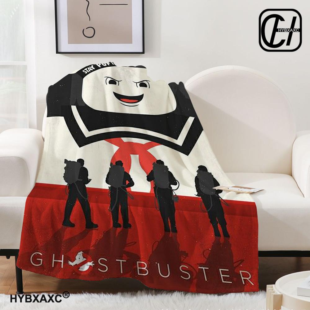 G-Ghostbusters Cartoon-Druckdecke Warme Flanelldecken Weich und Bequem Decke für Zuhause und Reisen Bettwäsche Geburtstagsgeschenk