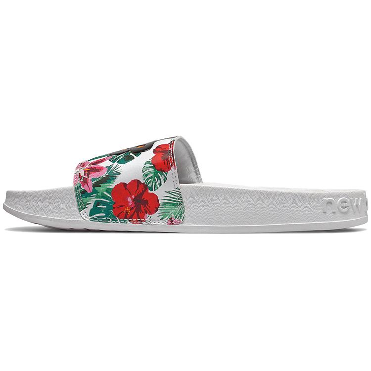 New New Balance 200 Series White Black Slippers 'White Black' Women's