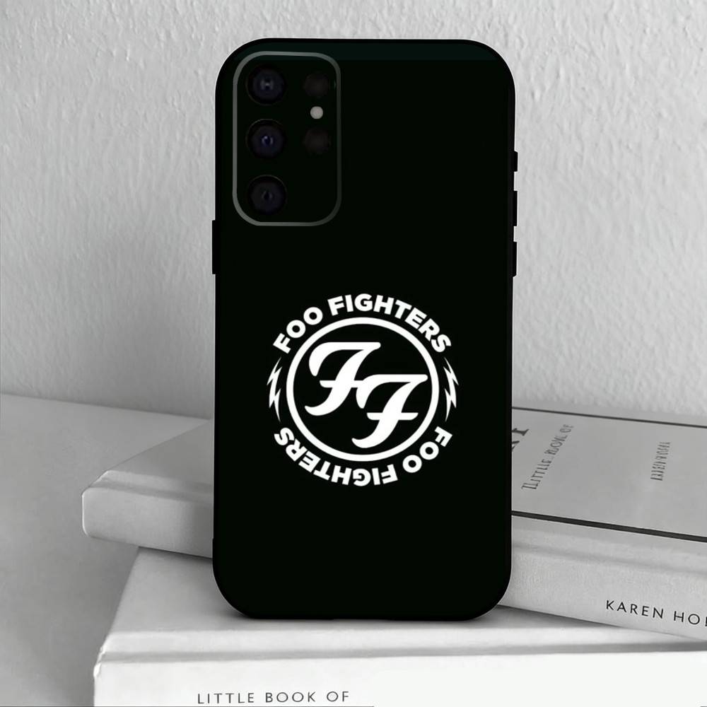 Hochoktanige Band Foo Fighters Handyhülle Für Samsung S25,S24,S21,S22,S23,S30,Ultra,S20,Plus,Andere Weiche Schwarze Hülle