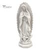 Unique Bookcase Accents Our Lady of Guadalupe Religious Statue, Virgin Mary Figurine, Resin Sculpture, Statement Piece for Cabinet Inspirational