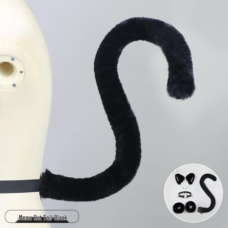 Handmade Plush Cat Girl Maid Fox Beast Ear Headband Hair Accessory