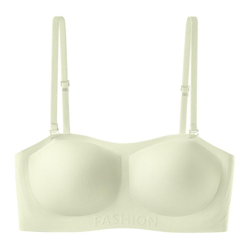 Liquid foundation, strapless underwear, women's small breasts gather, non-slip, invisible seamless tube top, bra cover bra