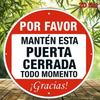 Vintage Metal Sign Por Favor 20x20cm Retro Wall Decor for Kitchen Bar Cafe