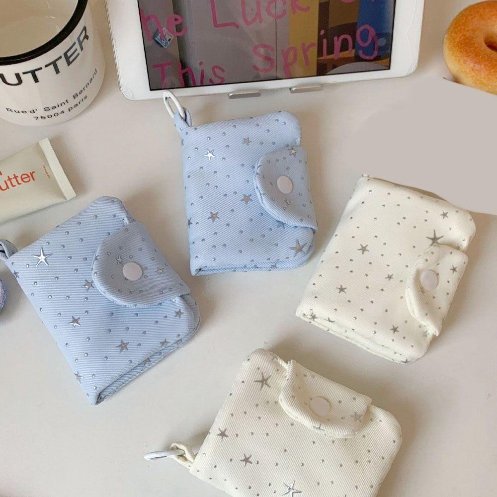 Zipper Star Sequins Card Bag Multi layer Coin Purse Portable ID Card Holder  Travel