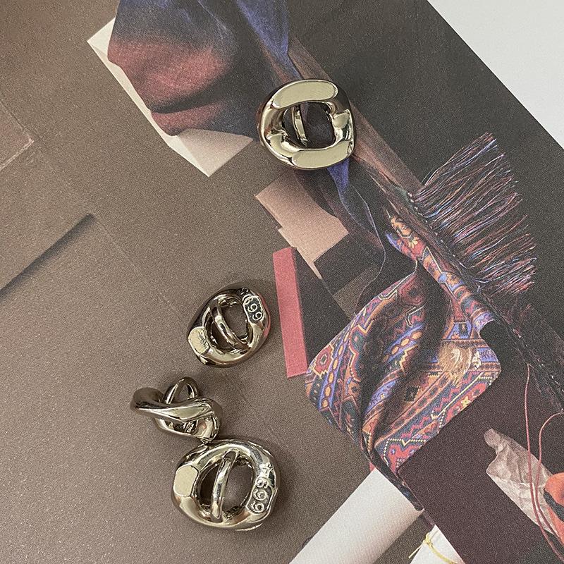 

10 шт. модные металлические пуговицы креативные нерегулярные полые пуговицы с хвостовиком женские аксессуары для одежды 15mm