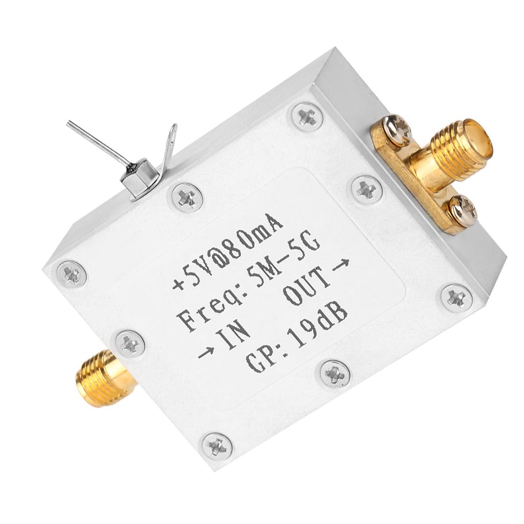 5M5GHz Wideband  RF Signal Amplifier Gain 19dB@2G Broadband Amplification