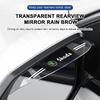 2Pcs Car Rear View Mirror Sticker Rain Eyebrow Auto Side Mirror RainProof Cover For Skoda Octavia Superb Rapid Kodiaq Karoq Fabia Kamiq Roomster