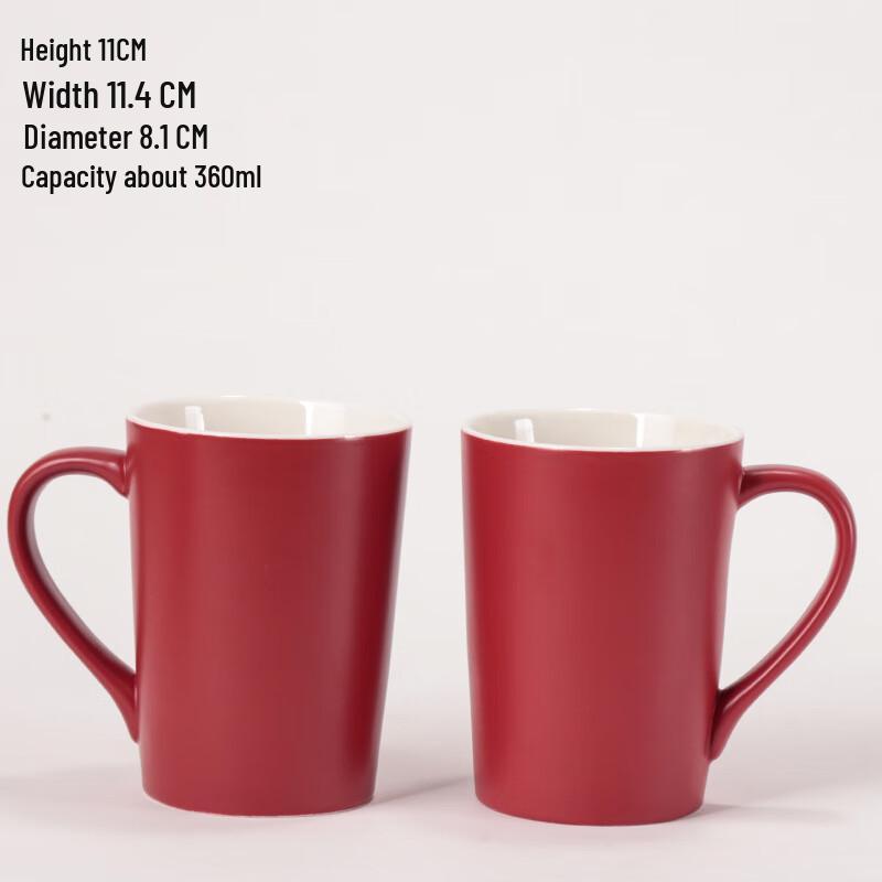 Duoli Ceramic Wedding Couple Mug Set