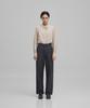 Another Office Woman W. Backsateen Baker Pants (Dark Navy)