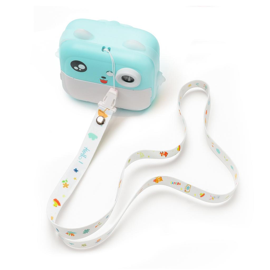 Mini-Thermodrucker WDT-02 mit Kamera für Kinder - Blau