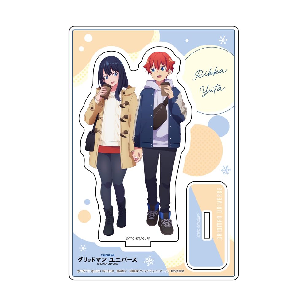 

Gridman Universe Оригинальная акриловая подставка Юта Такада 15 x 10 см Толщина 3 мм Key-th (Хибики и Рикка/Зимнее свидание) Прибл.