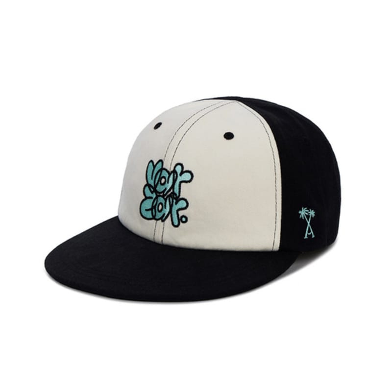 VARZAR Graffiti Two-Tone Ordinary Ball Cap Black