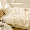 Winter Thickened Double-sided Plush Blanket Bedroom Cover Blanket Premium Rabbit Plush Bedding Nap Blanket Sofa Towel