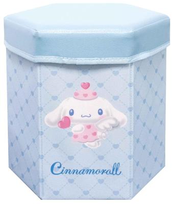 iPlanning Sanrio Characters Folding Storage Stool, Cinnamoroll, W300 X H300 X D260mm, K2951D