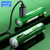 USB Rechargeable 1.5V AAA Lithium Battery for Mouse, Calculator, Light, and Microphone, No. 7.