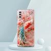 Transparent Phone Case for Samsung Galaxy A16 A14 A12 A22 A24 A42 A02 A06 A20 A30 A40 Soft TPU Cover Flower Floral Bird Pattern