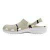Printed White EVA Beach Clogs Unisex Lightweight Breathable Slip On Garden Shoes Pool Bathroom Home Summer Wear