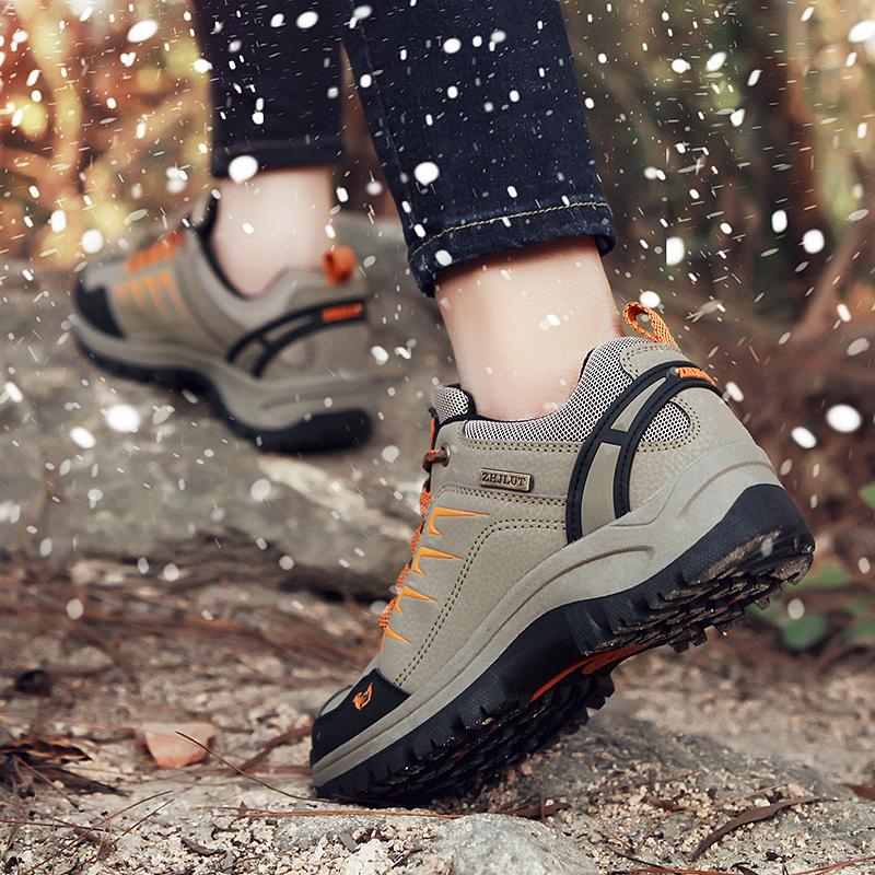 36-47 Winter Paar Plus Samt Warme Outdoor Spezialagent Wanderschuhe Wanderschuhe Sportschuhe Baumwollschuhe Schneestiefel