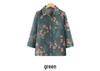 Grandma Chic Seven-Sleeve Lightweight Blouse for Elderly Women - Plus Size Summer Top