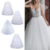 Bridal Crinoline Petticoat with Hoops And Skirt Support Multifunctional Accessory Steel Rings