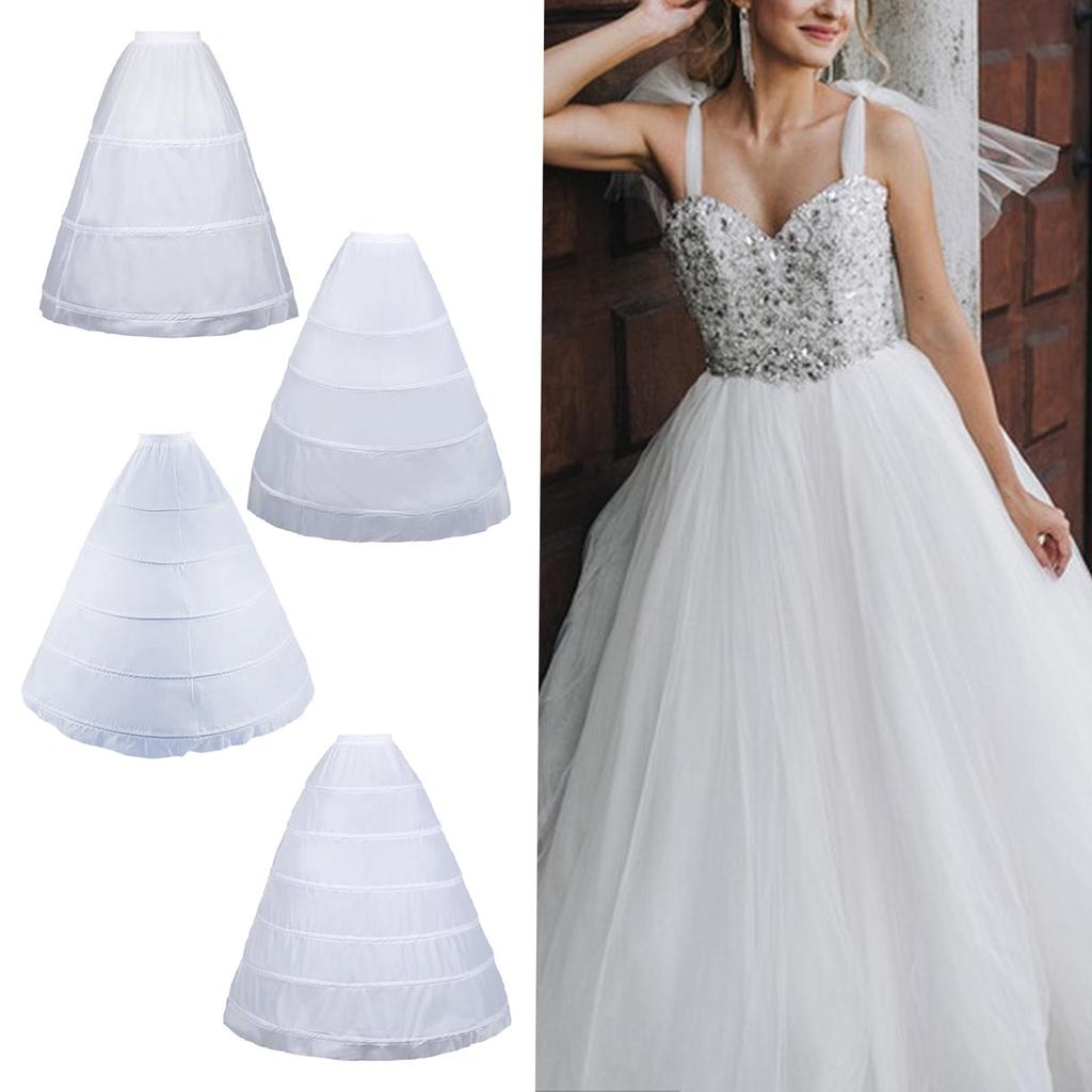 Bridal Crinoline Petticoat with Hoops And Skirt Support Multifunctional Accessory Steel Rings
