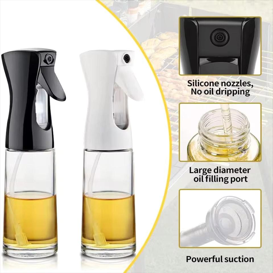 Oil Spray for Cooking - Olive Oil Dispenser Bottle Sprayer Mist-Reusable Food Grade Oil Vinegar,Spray Bottle Kitchen Accessories