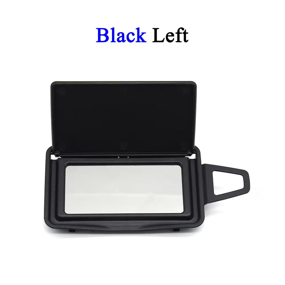 W211 Car Sun Shade Visor Makeup Cosmetic Mirror Cover For Mercedes Benz E Class 2003-2008 E320 E350 E500 E550 2118100310 W211 Black Left