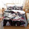 Cool Arknights Anime Game Duvet Cover + 2 Pillowcases 3D Operator Print Polyester Bedding Teen Gaming Bedroom Decor