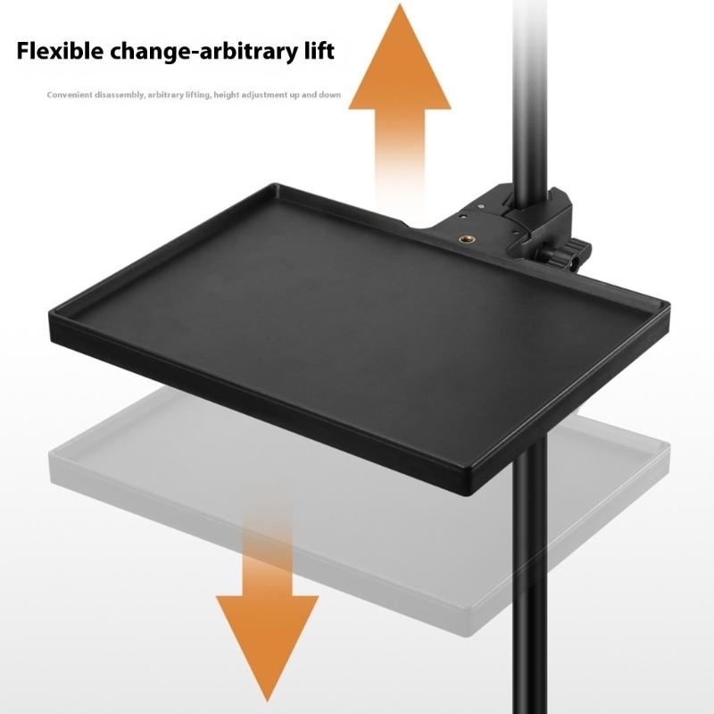Multifunctional Microphone Stand Sound Card Tray Clip Holder For Live Tripod Bracket Mic Holder Assembly Accessories