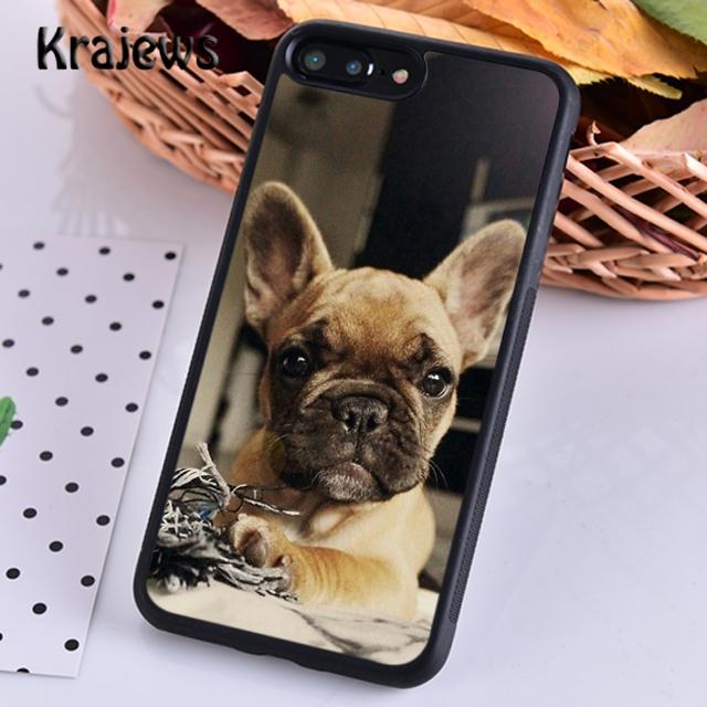 Krajews Whimsical french bulldog Dogs puppy Phone Case For iPhone 17 Air 16 15 14 plus 11 12 13 pro max coque Fundas