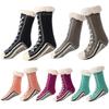 Thermal Plush Socks Fluffy Home Socks Comfortable Soft Work Socks Shoe Style Winter Socks Shoes for Living Room Bedroom