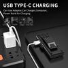 LED Keychain Portable EDC Flashlight Work Light Type-C Rechargeable Mini Torch Camping Pocket Lantern Outdoors Portable Lantems