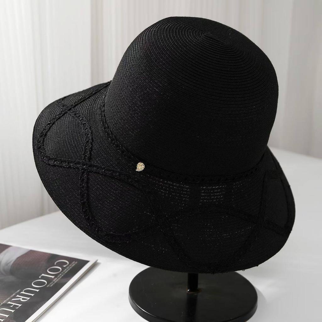 Summer Straw Hat Women's Sunscreen Hat Women's Sun Hat Large Brim Sun Hat Women's Straw Hat Seaside Beach Face Cover