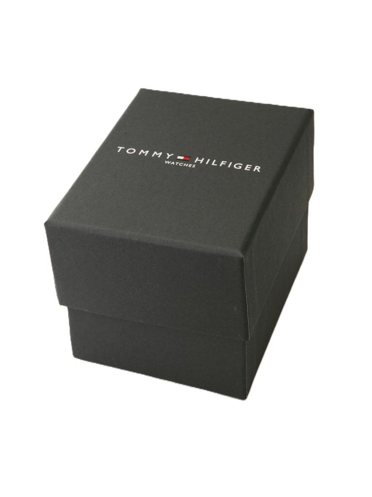 Tommy Hilfiger Black Rubber 1791744 Men's Watch, Dial, Strap, [Used]