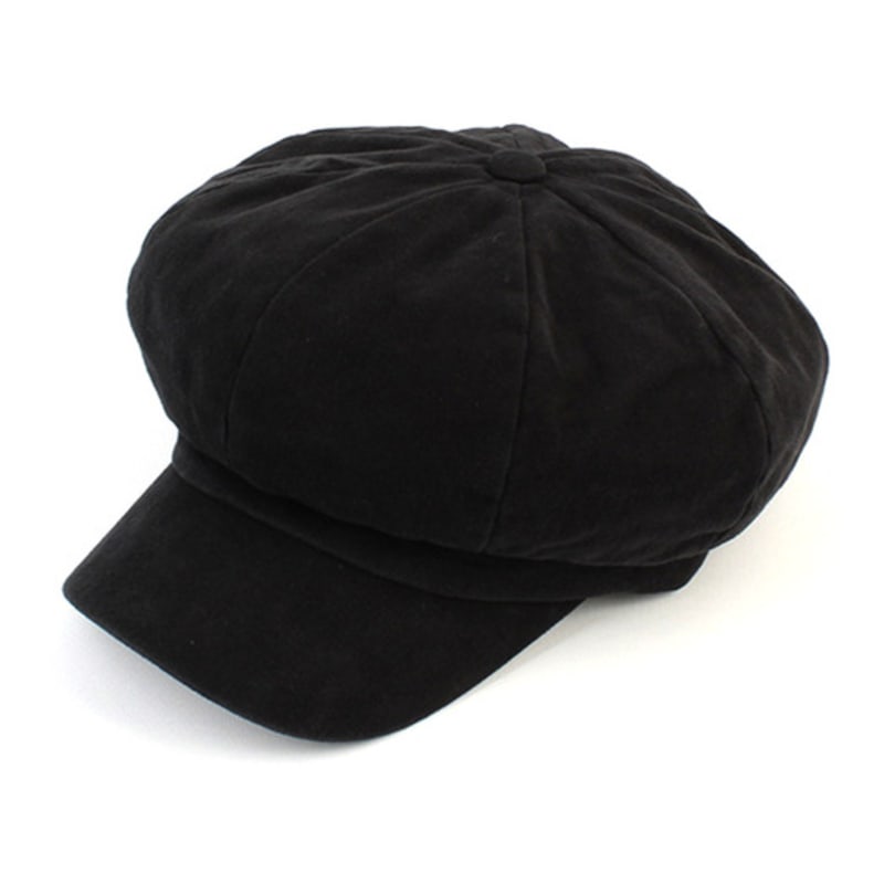 Universal Chemistry Belted Hard Washing Black Newsboy Cap