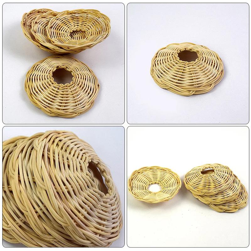 1Pc Light Cover Nordic Style Rattan Gift Living Room Ins Ceiling Lampshade Home Decor