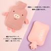 Cute Covered Hot Water Bottle, 500ml Capacity, Eco-Friendly, No Electricity Required, Soft, Warm, Perfect for Cold Weather, Keeps Feet Warm, Perfect F