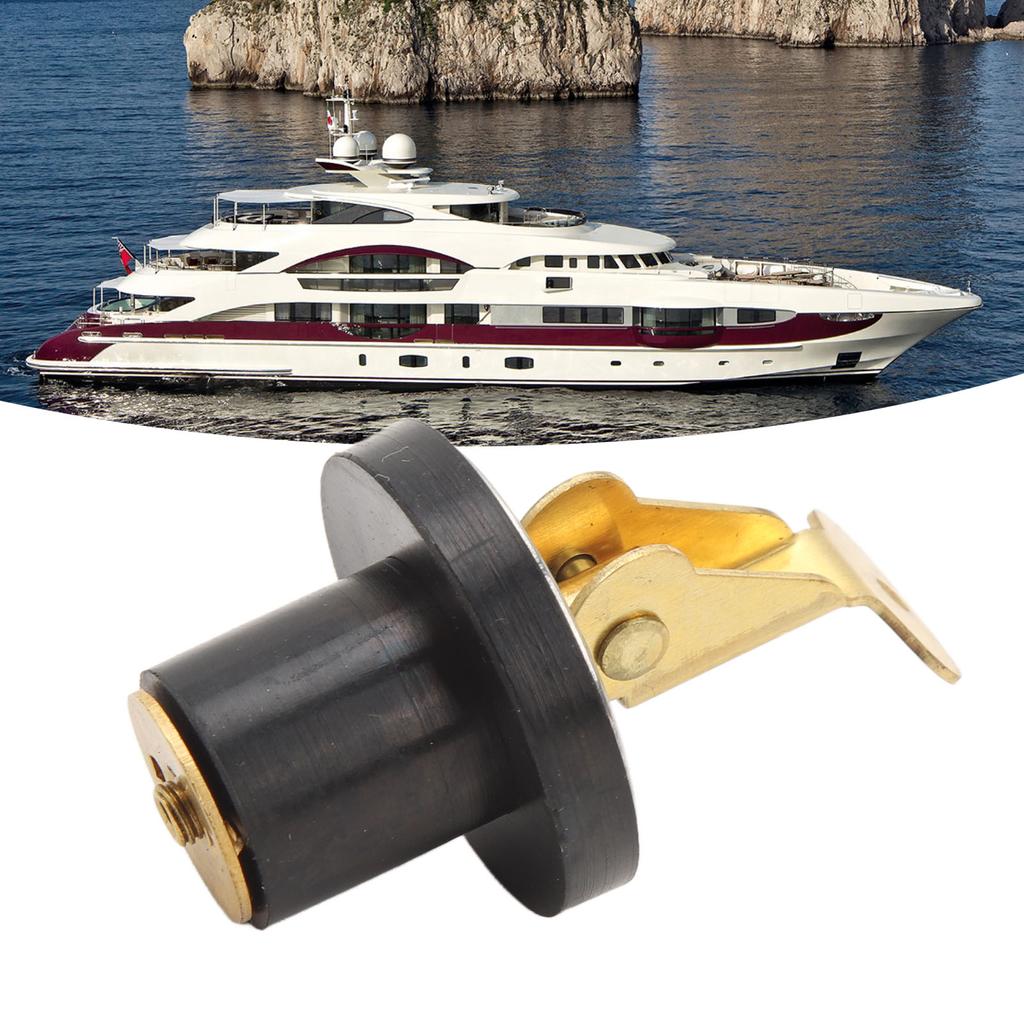Brass Drain Plug Rugged Rustproof Strong Ing Compression Drain Plug for Boat Marine Sinks Beams Baitwells