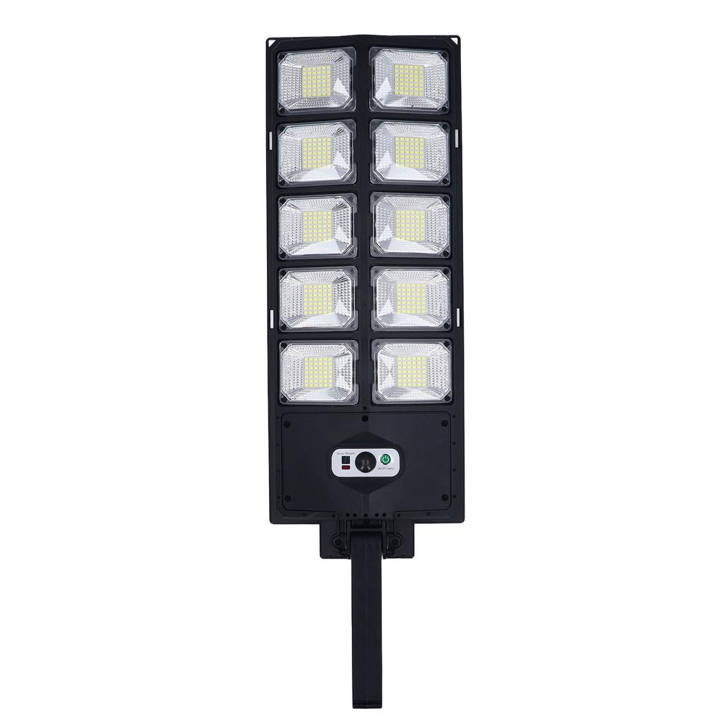 Solar Powered Street Light Waterproof Energy Saving Outdoor Patio Lamp with Remote Control for Yard