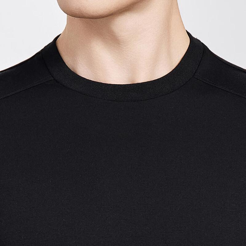 Antonio Herren atmungsaktives kurzärmeliges T-Shirt aus Modal-Wolle