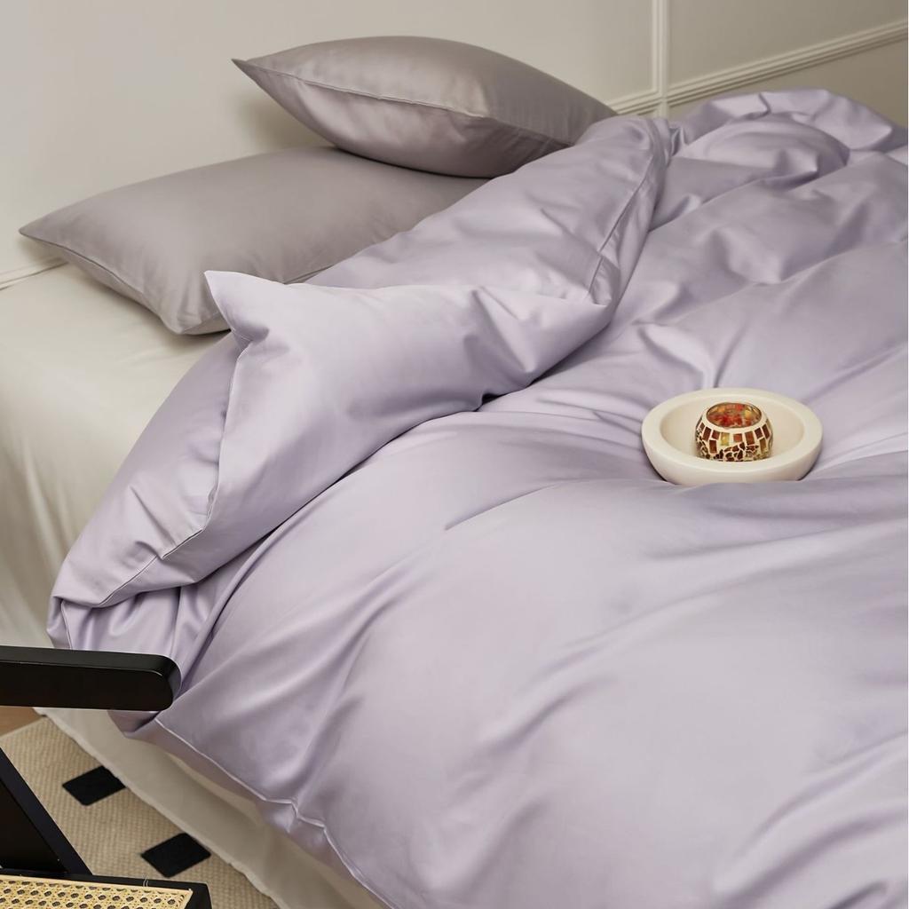100 Xinjiang Long-staple Cotton Four-season All-cotton Solid Color Simple Single Product Bed Sheet Pillowcase Mattress Pure Cotton Quilt Cover