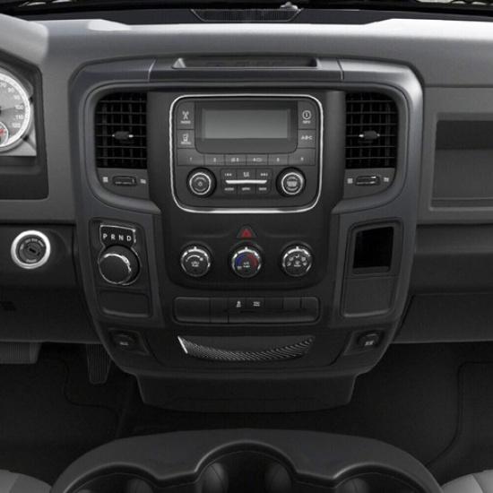 For RAM 1500 Carbon Fiber Interior Center Console Storage Handle Cover Trim