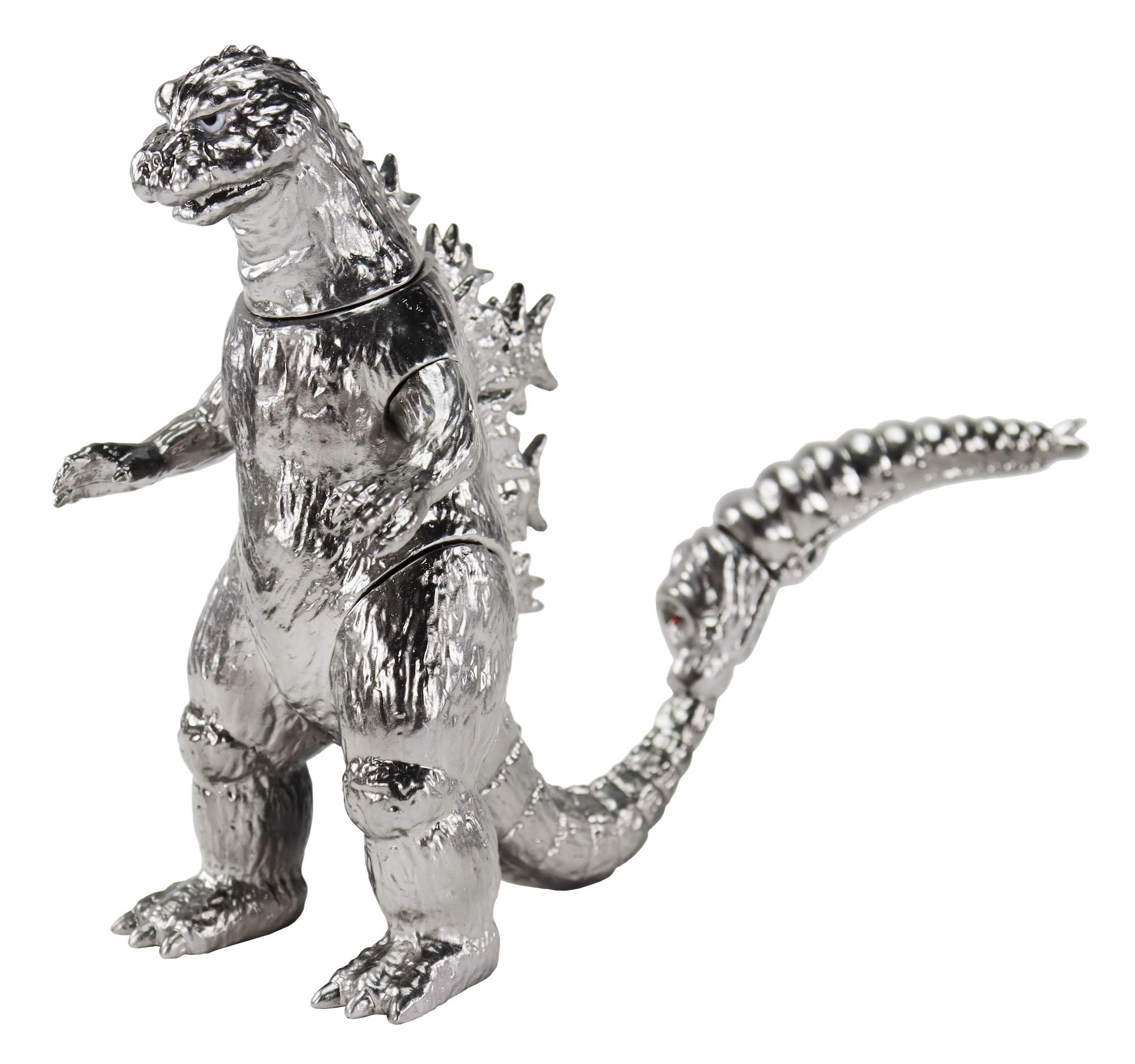 

Character Content Production Series Godzilla Plated Paint Silver Approximately 120mm PVC Soft Vinyl Figure (Ccp) Medium-Size [13th Edition] (1964)