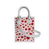 Epi Yayoi Kusama Petit Sac Plat Handbag White Women M81986 Used