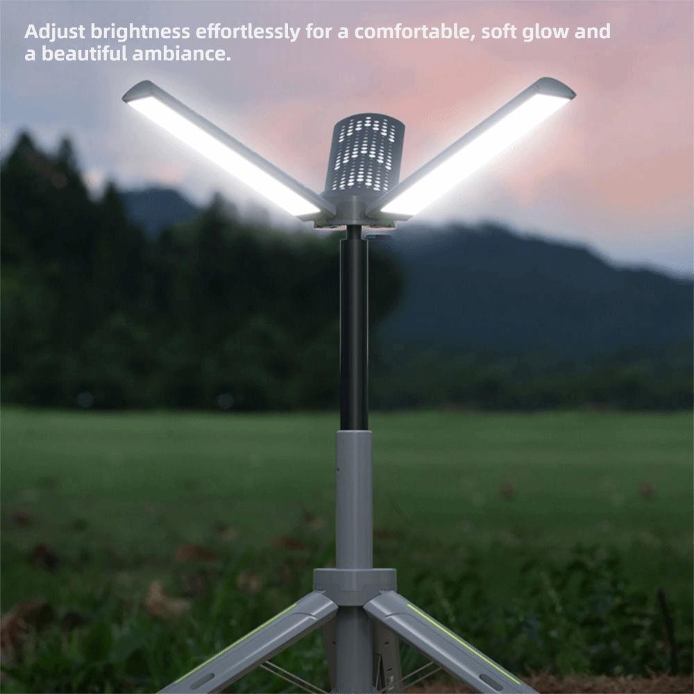 Stepless Dimming Folding Camping Light Multi-color Lighting Outdoor Waterproof Lamp  Camping Use